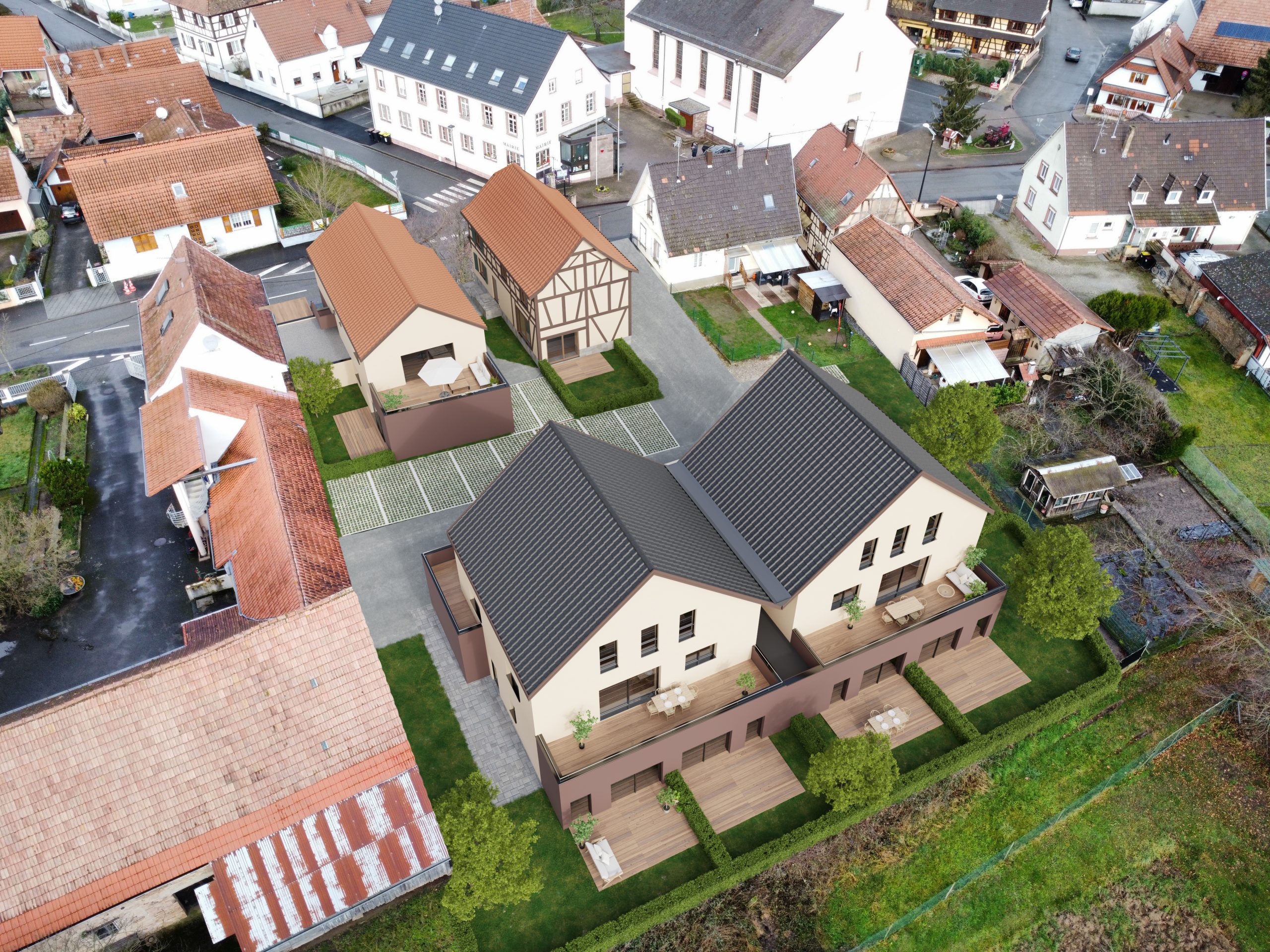 Acheter un appartement Neuf à Rohrwiller avec Les Duos des Aubépines