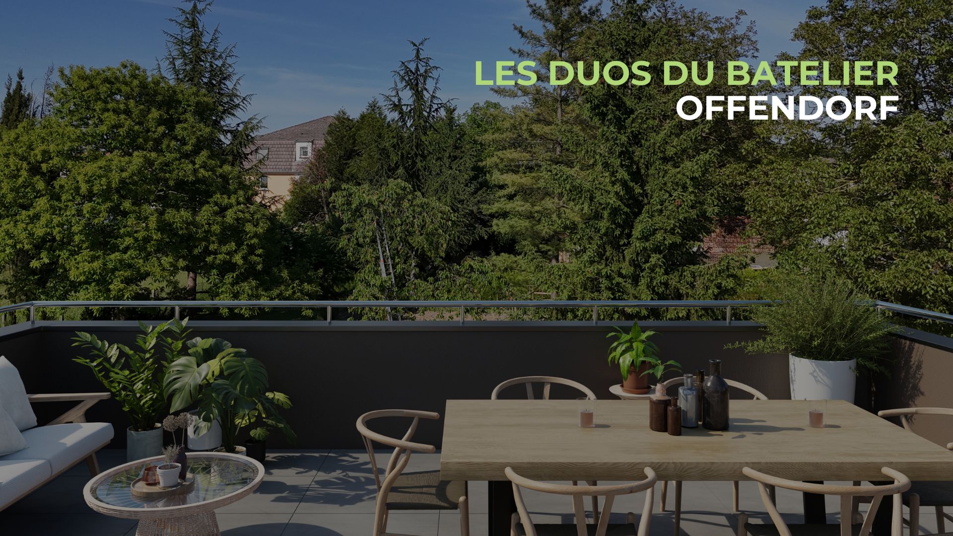 Appartements Le Duo® à Offendorf – Découvrez Les Duos du Batelier