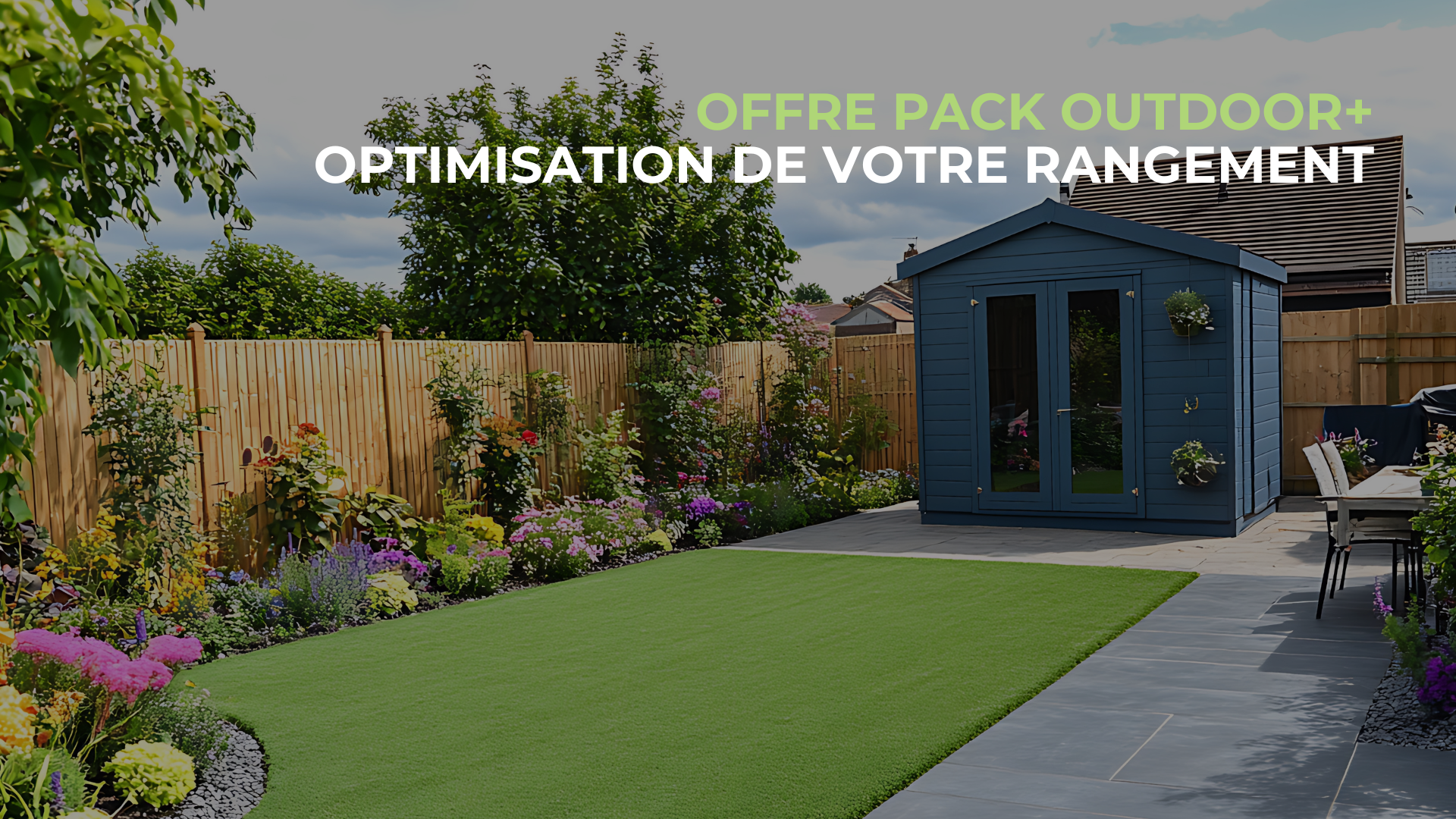 Offre ECO PACK : un rangement pour votre extérieur et 2000€ pour votre cuisine